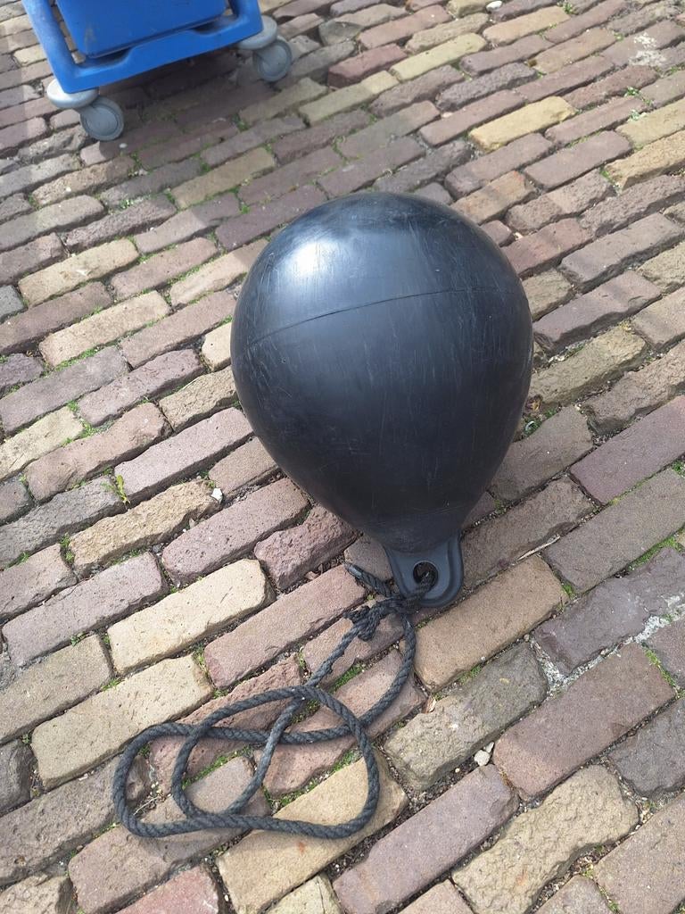 Zwarte stootwil met touw, Watersport en Boten, Ophalen of Verzenden
