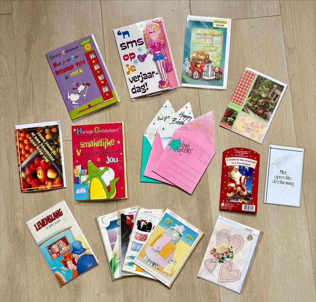 67 leuke wenskaarten, Ophalen of Verzenden, Nieuw