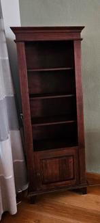 Klassieke houten boekenkast met deurtje, Ophalen, Minder dan 50 cm, Klassiek, 150 tot 200 cm