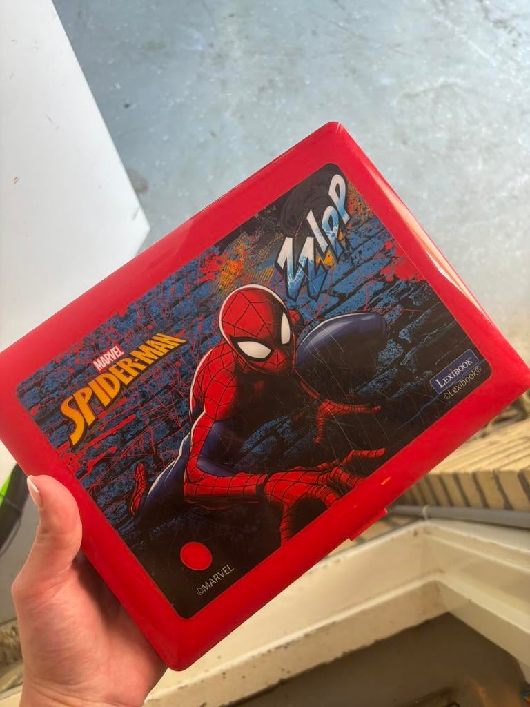 Spidey spiderman laptop speelgoed, Ophalen of Verzenden, Zo goed als nieuw
