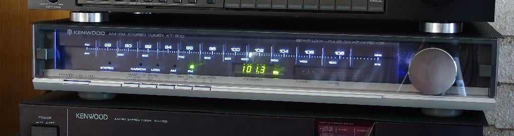 Kenwood KT-900 tuner, Audio, Tv en Foto, Ophalen of Verzenden, Zo goed als nieuw, Analoog