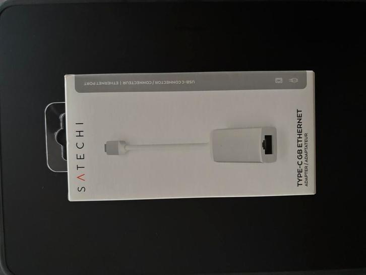 Satechi USB-C Ethernet Adapter - Nieuwstaat, Computers en Software, Pc- en Netwerkkabels, Zo goed als nieuw, Ophalen of Verzenden