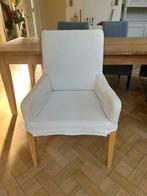 8x eetkamer stoel met en zonder leuning, Ophalen of Verzenden, Zo goed als nieuw, Blauw, Eén