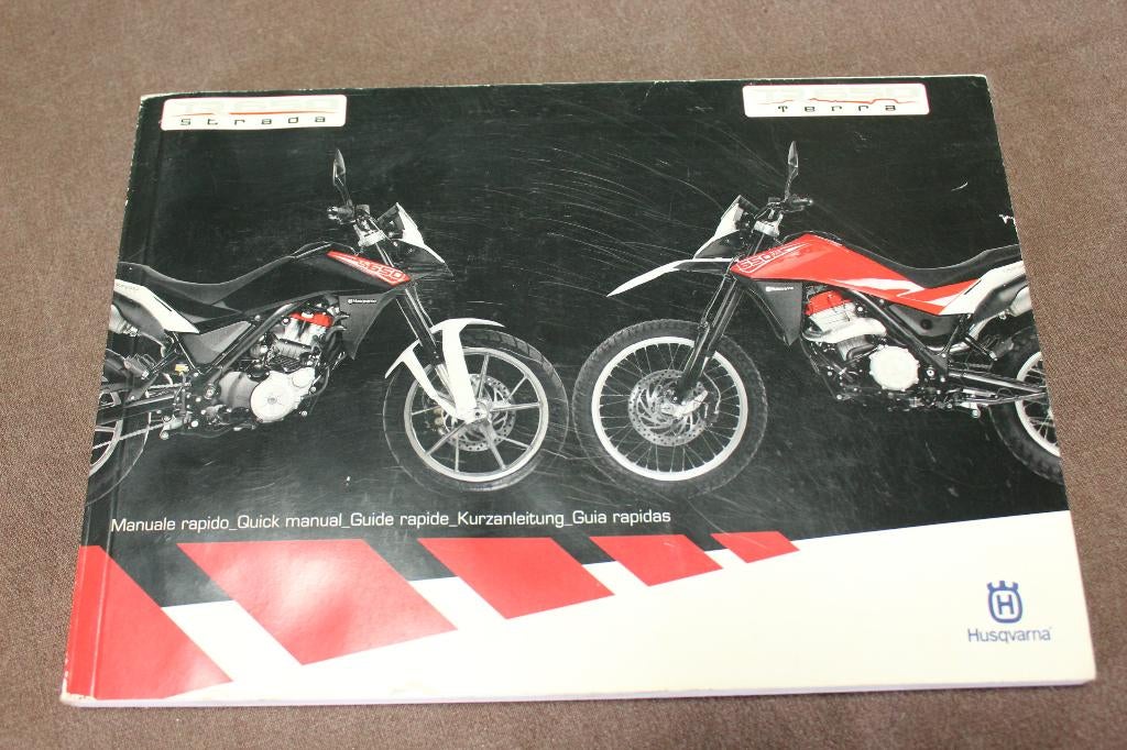 Husqvarna Strada Terra TR650 2012 motorcycle quick manual, Motoren, Ophalen of Verzenden, Overige merken