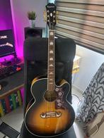 Epiphone EJ-200SCE Jumbo Akoestische Gitaar, Ophalen, Gebruikt, Western- of Steelstringgitaar, Met (piezo-)element