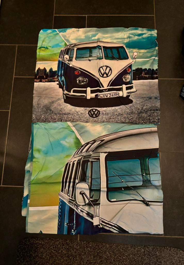 Stoer dekbedovertrek Volkswagenbusje T1 Bullie, Ophalen of Verzenden, Nieuw, Jongetje, Dekbedovertrek