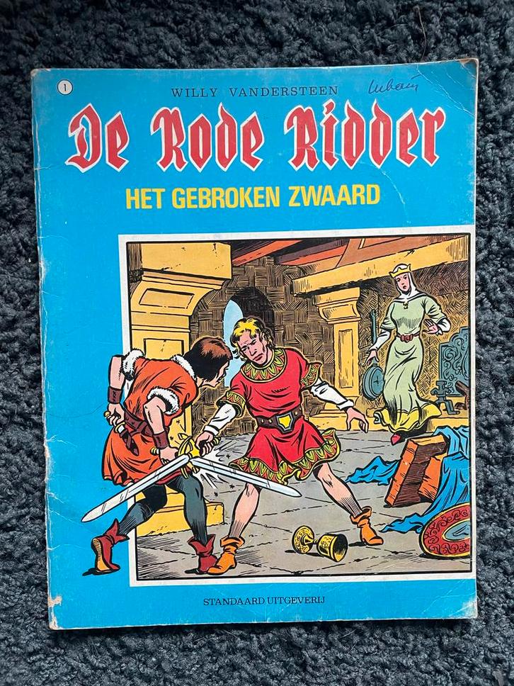 De Rode Ridder - Het Gebroken Zwaard (1e druk), Boeken, Stripboeken, Gelezen, Eén stripboek, Ophalen of Verzenden