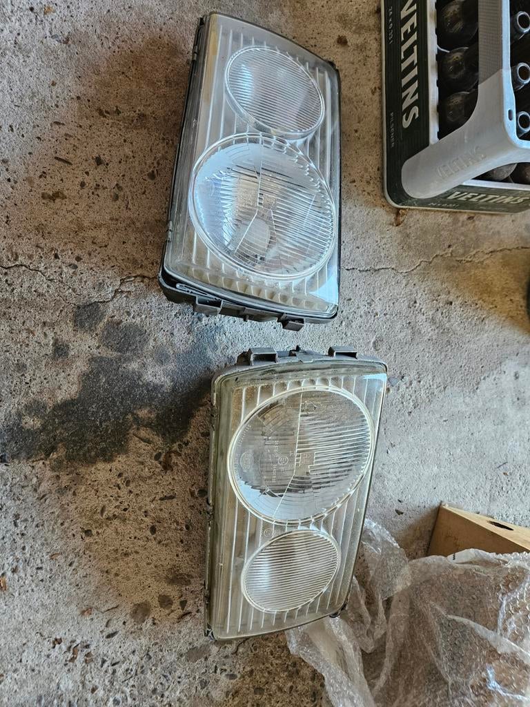 Mercedes W123 Koplampen - Heel, 1x los binnenwerk, Auto-onderdelen, Ophalen of Verzenden, Gebruikt, Mercedes-Benz