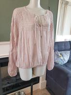 Hunkydory mooie nude beige top blouse S 36, Verzenden, Beige, Zo goed als nieuw, Lange mouw