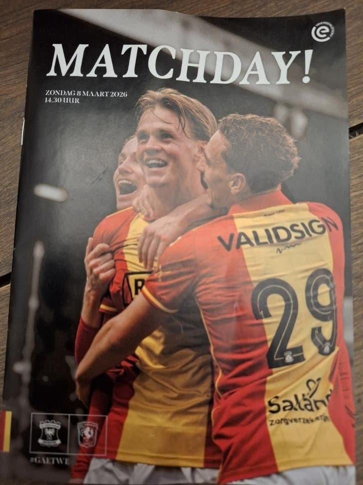 Go Ahead Eagles-FC Twente programmaboekje seizoen 25/26, Ophalen of Verzenden, Zo goed als nieuw, F.C. Twente