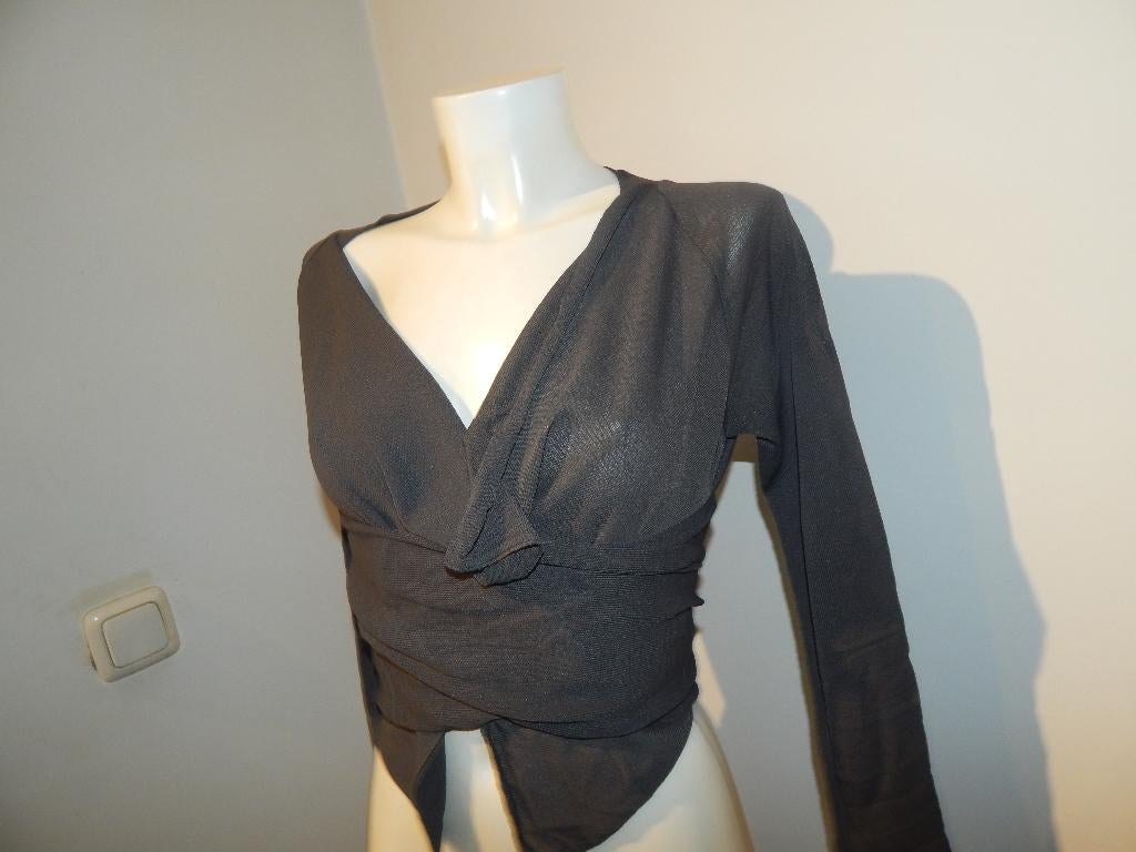 Sarah Pacini vestje wikkel model grijs van kleur one size, Maat 38/40 (M), Verzenden, Sarah Pacini, Zo goed als nieuw