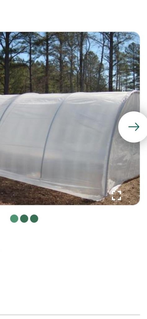 UV bestendige tunnel folie 8x12 meter, Ophalen of Verzenden, Nieuw, 15 m² of meer, Folie