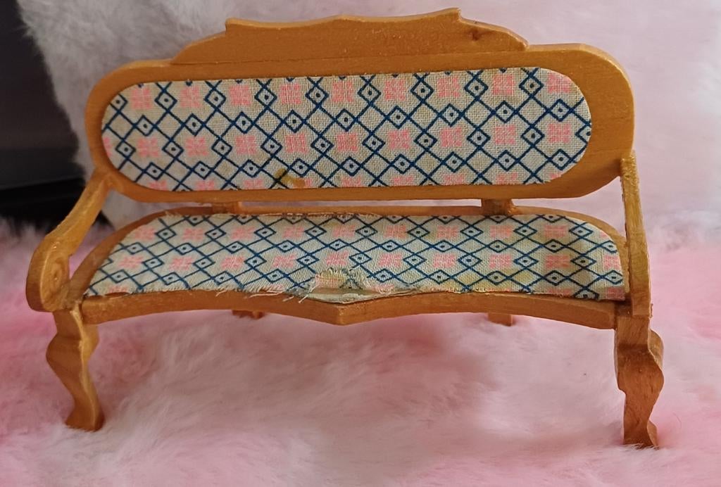 Poppenhuis bankje, Verzamelen, Ophalen of Verzenden, Poppenhuis