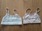 Licht rose en witte top van Hema maat 134/140, Kinderen en Baby's, Kinderkleding | Maat 134, Nacht- of Onderkleding, Gebruikt