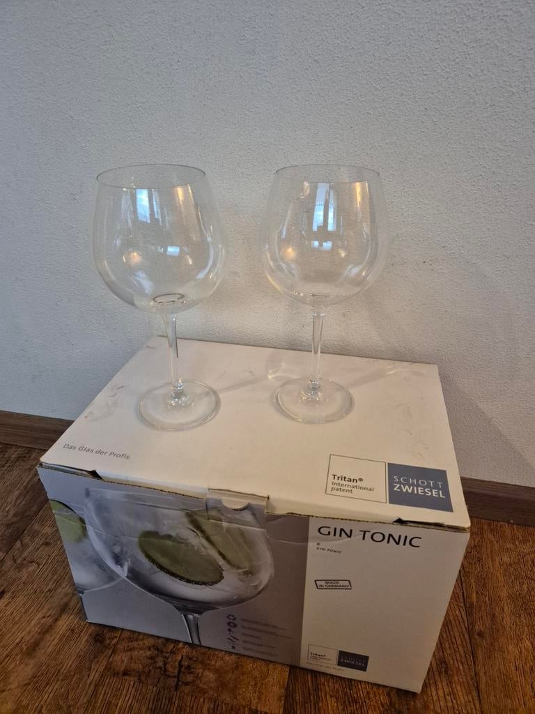 Gin tonic glazen, Verzamelen, Glas en Borrelglaasjes, Ophalen, Zo goed als nieuw, Overige typen