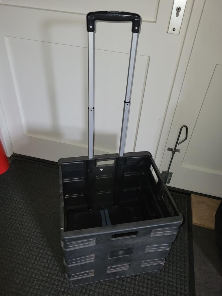 Boodschappenkarretje inklapbaar op wieltjes, Ophalen, Zo goed als nieuw