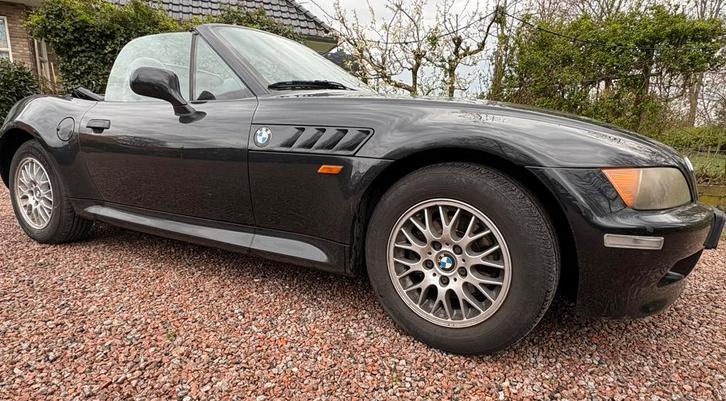BMW Z3 1.9 I Roadster 2002 Zwart, Auto's, BMW, Particulier, Z3, Airbags, Airconditioning, Cruise Control, Elektrische buitenspiegels