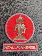 Royal Lao Airborne Patch, Verzamelen, Ophalen of Verzenden, Landmacht, Amerika, Embleem of Badge