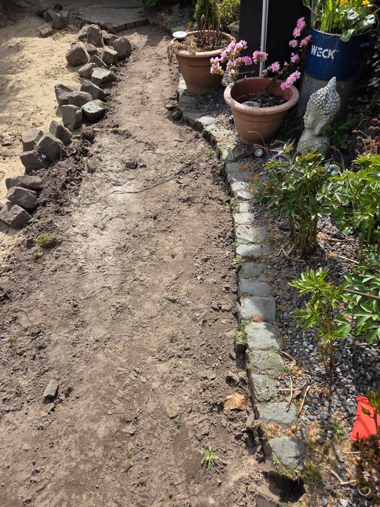 Natuursteen kinderkoppen, Tuin en Terras, Grind, Keien en Split, Ophalen of Verzenden