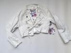 CARBONE wit jasje 122 *~~nieuw~~*, Kinderen en Baby's, Kinderkleding | Maat 122, Verzenden, Nieuw, Meisje, Jas