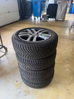 Volkswagen lichtmetalen velgen met Bridgestone winterbanden, Ophalen, Gebruikt, 16 inch, Banden en Velgen