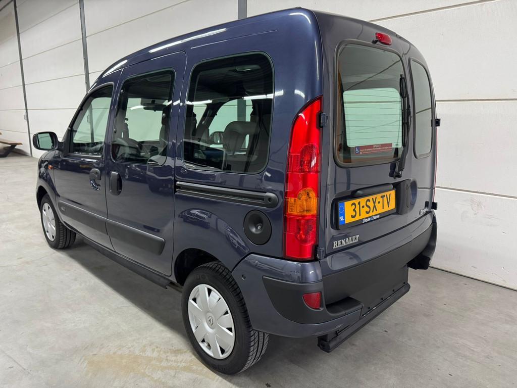 Renault Kangoo 1.6-16V Privilège (Automaat) Rolstoelauto (u, Auto's, Renault, 1160 kg, Gebruikt, Blauw, 49 €/maand