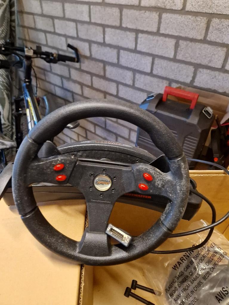 Thrustmaster Formula Sprint – Retro Computer Racing Wheel, Ophalen, Gebruikt, Thustmaster