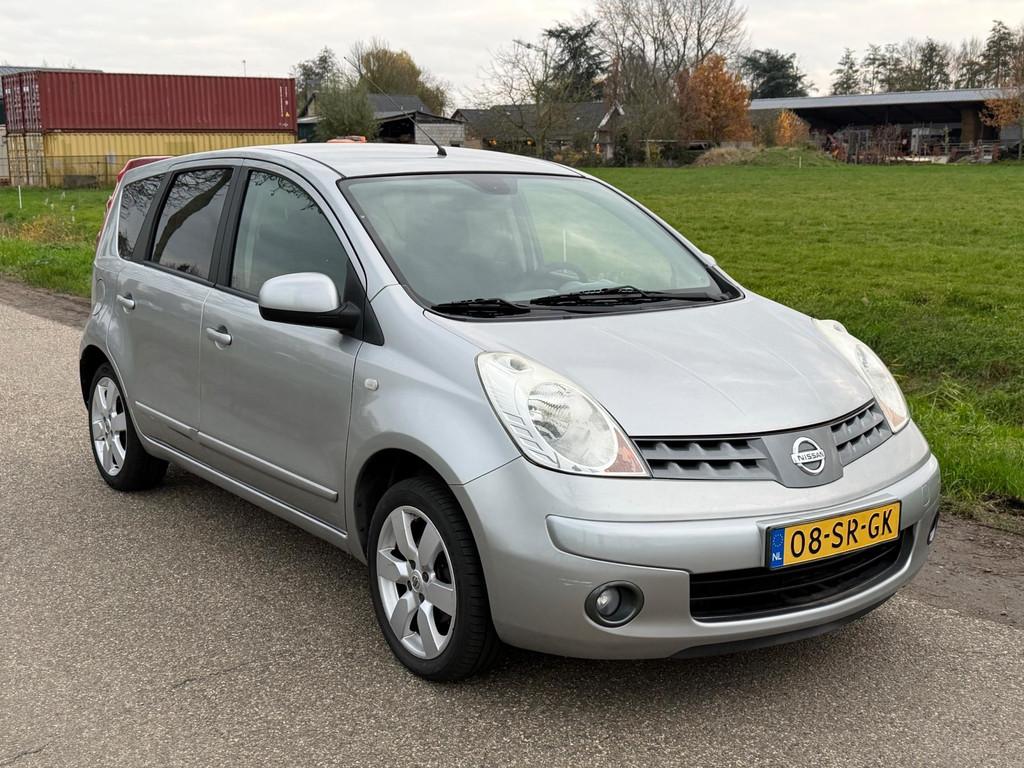 Nissan Note 1.6 First Note APK 04-2026 Airco NAP, Auto's, Voorwielaandrijving, Gebruikt, Zwart, 4 cilinders