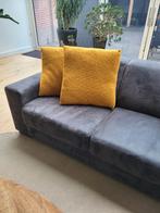 Sierkussens, oker geel van gebreide stof., Huis en Inrichting, Banken | Bankstellen, Ophalen, Minder dan 75 cm, Stof, Minder dan 150 cm