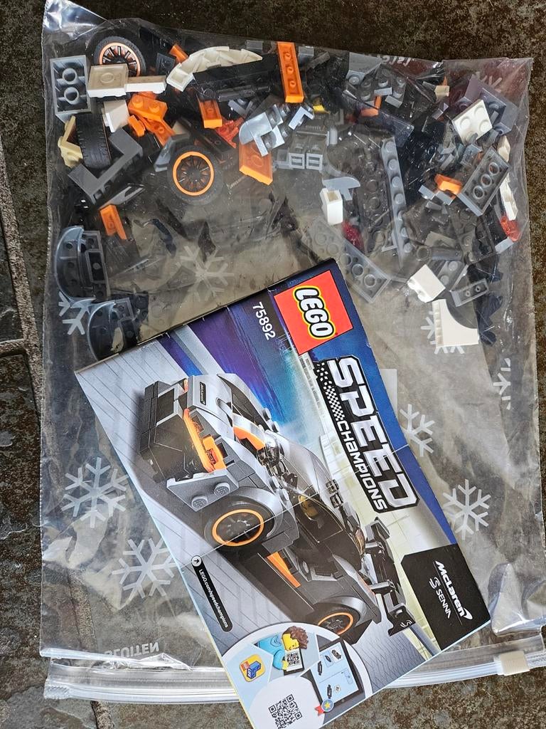 Lego Speed Champions 75892 McLaren Senna compleet, Gebruikt, Lego, Compleet, Complete set