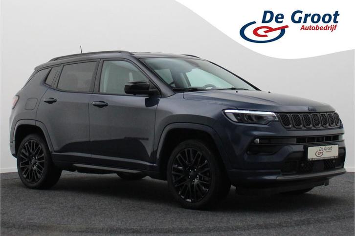Jeep Compass 4xe 240 Plug-in Hybrid Electric S Leer, 360 C, Auto's, Jeep, Bedrijf, Te koop, Compass, 4x4, ABS, Achteruitrijcamera