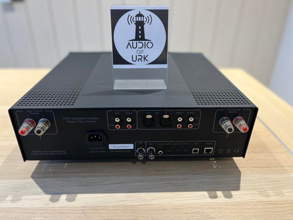 Hegel H400, Audio, Tv en Foto, Versterkers en Receivers, Zo goed als nieuw, 120 watt of meer, Stereo, Hegel
