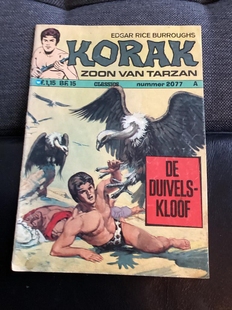 Korak Zoon van Tarzan nummer 2077 - De Duivelskloof, Boeken, Strips | Comics, Ophalen of Verzenden, Gelezen