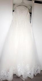 Witte bruidsjurk, Ophalen of Verzenden, Zo goed als nieuw, Wit, Trouwjurk