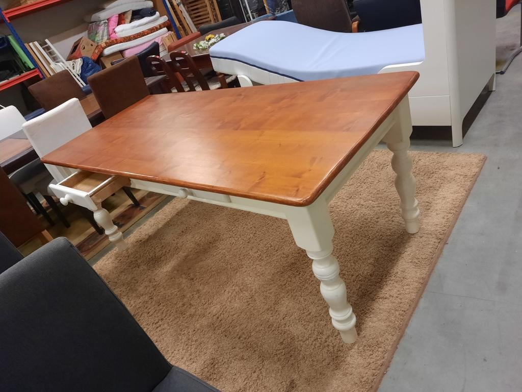 Eettafel 88x200 cm, Huis en Inrichting, Tafels | Eettafels, Gebruikt, 50 tot 100 cm, 200 cm of meer, Vijf personen of meer, Rechthoekig