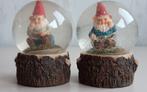 2 kabouters in glazen bol, Verzamelen, Poppetjes en Figuurtjes, Ophalen of Verzenden, Zo goed als nieuw