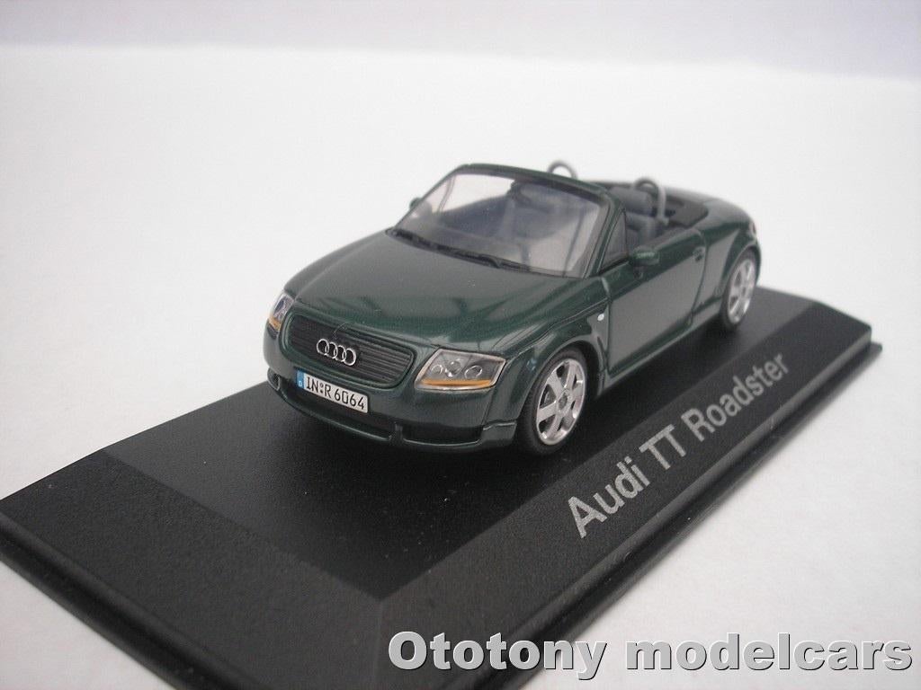 Audi TT Roadster 1999 Groen 1/43 Minichamps, Ophalen of Verzenden, Nieuw, Auto, MiniChamps