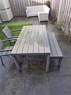 ikea falster tuintafel en 2 stoelen en bank, Tuin en Terras, Ophalen of Verzenden, Zo goed als nieuw, 2 zitplaatsen