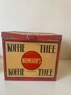 Vintage Niemeyer's Koffie Thee Blik - Authentiek Design, Verzamelen, Blikken, Ophalen of Verzenden, Gebruikt, Koffie, Overige merken