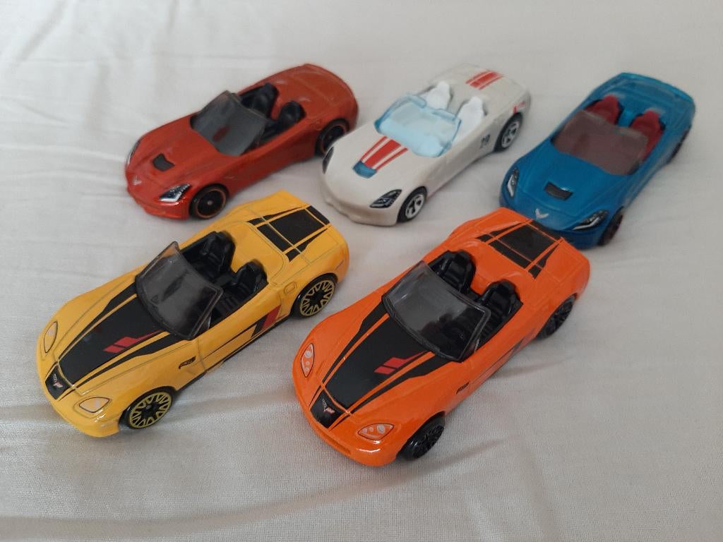 Hotwheels Corvette c6/Stingray set., Ophalen of Verzenden, Nieuw, Auto