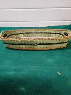 mandje vintage gekleurd riet hout kralen, Ophalen of Verzenden, 'T Olde Gre-j, Info@toldegrej.nl, Endepoelstraat 20f Didam