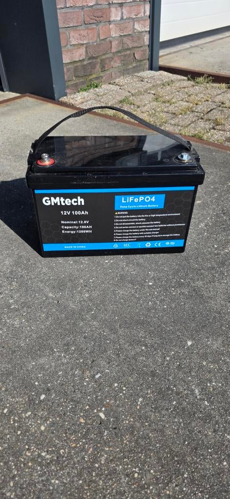 Lithium Accu 100Ah met Batterij Monitor, Ophalen, Nieuw, Overige automerken