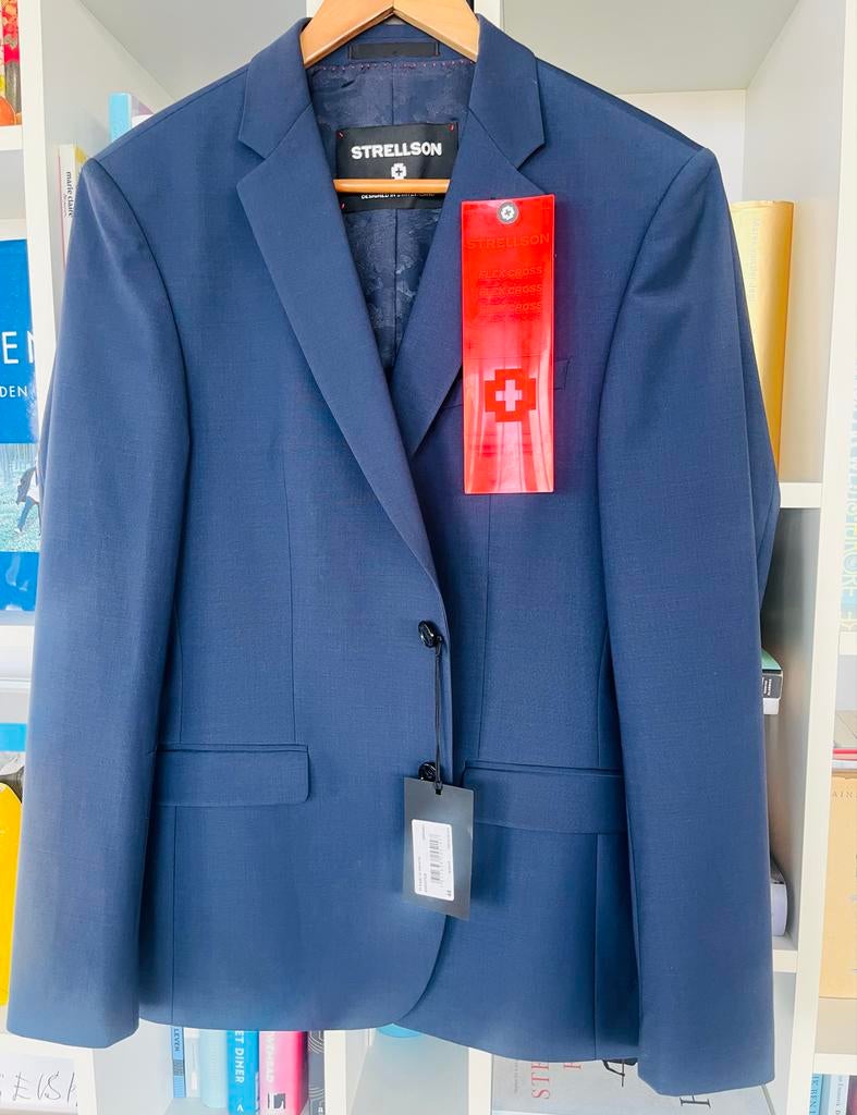 Strellson Flex Cross Blazer - Nieuw met kaartjes, Kleding | Heren, Kostuums en Colberts, Ophalen of Verzenden, Nieuw, Maat 48/50 (M)