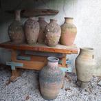 Terracotta kruik , antieke vaas uit Marokko, Ophalen