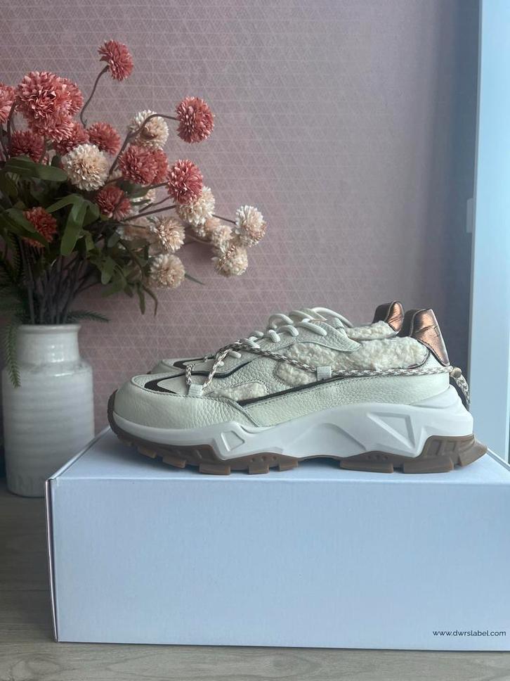 DWRS Bonney teddy sneakers maat 39 - Nieuw, echt leer, Kleding | Dames, Schoenen, Nieuw, Sneakers of Gympen, Wit, Ophalen of Verzenden