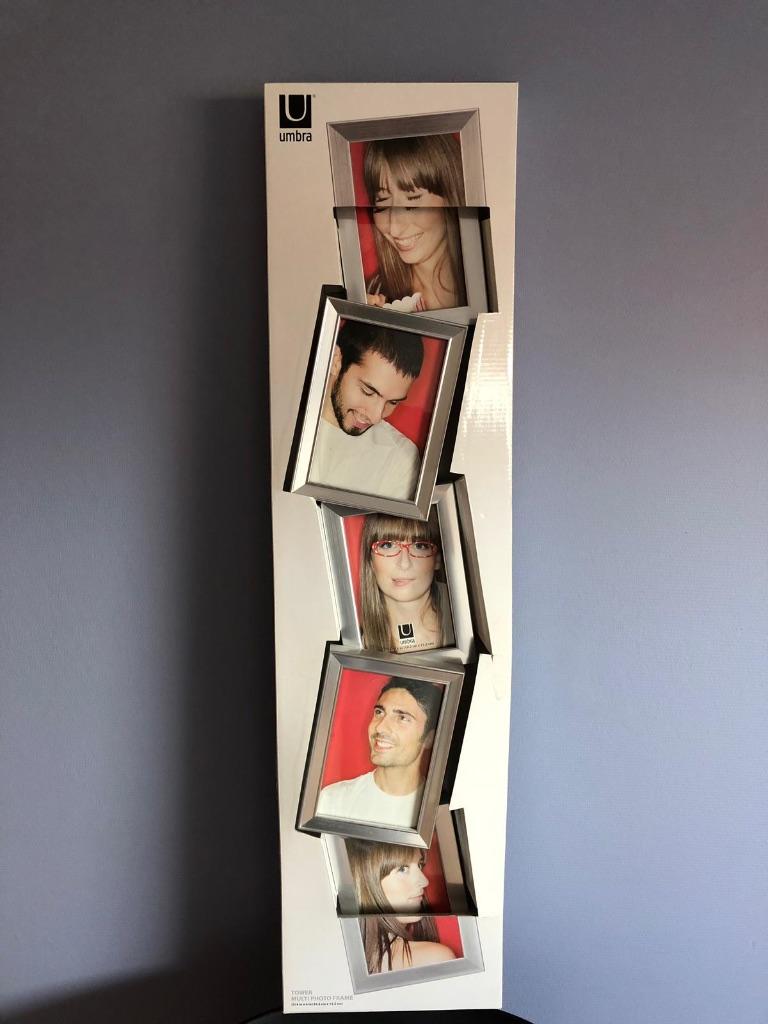 Umbra fotolijst voor 5 foto's - nieuw in verpakking, Minder dan 50 cm, Metaal of Aluminium, Nieuw, Ophalen of Verzenden
