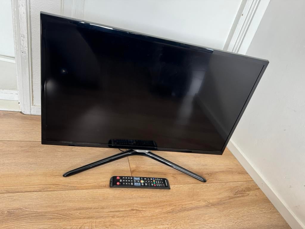 Samsung tv zwart 32 inch, Ophalen, Gebruikt, 50 Hz, Samsung
