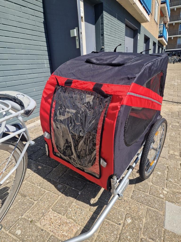 Hondenkar fietsaanhanger maat L - inklapbaar, Ophalen of Verzenden, Gebruikt, Hondenkar, 20 tot 40 kg