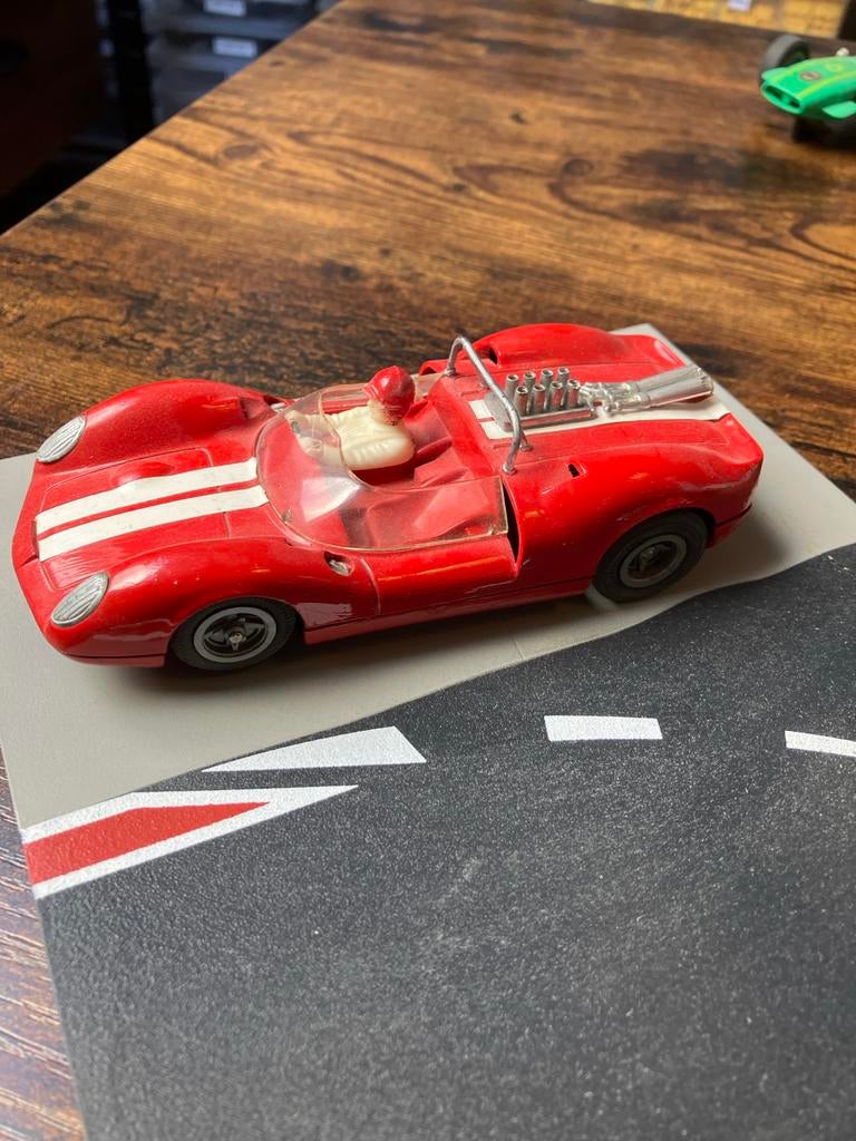 Gebruikte Rode Fleischmann Lotus raceauto, Ophalen of Verzenden, Gebruikt, Elektrisch, Overige merken