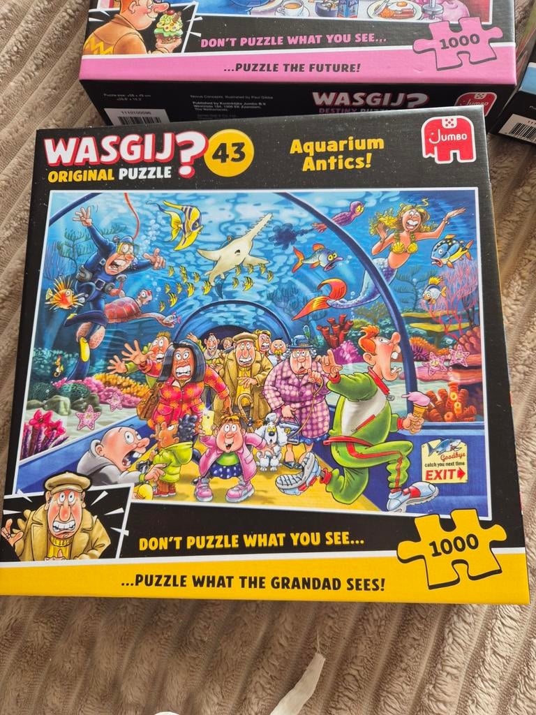 Wasgij puzzels, 1000 stukjes, Hobby en Vrije tijd, Denksport en Puzzels, Ophalen of Verzenden